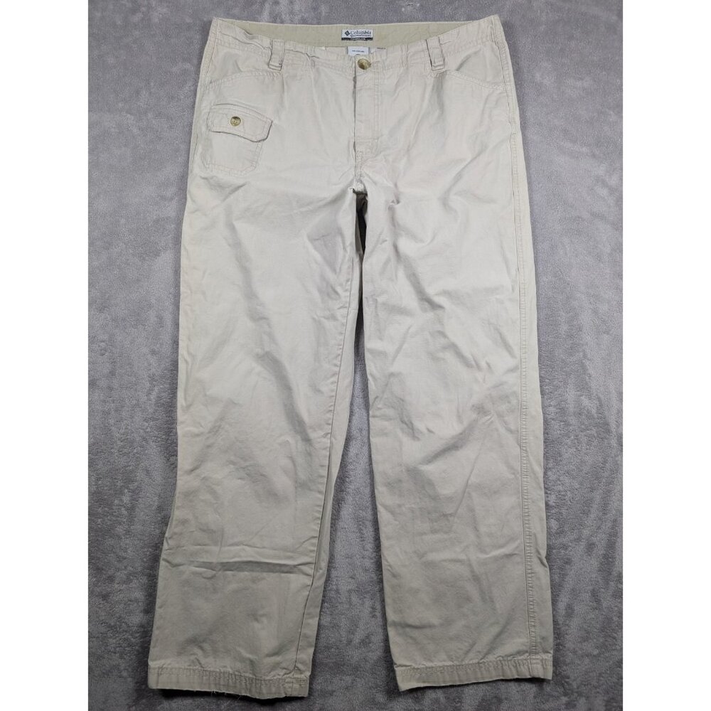 Columbia Womens Pants Size 16 Short Beige Outdoor Hiking Vintage Gorpcore
